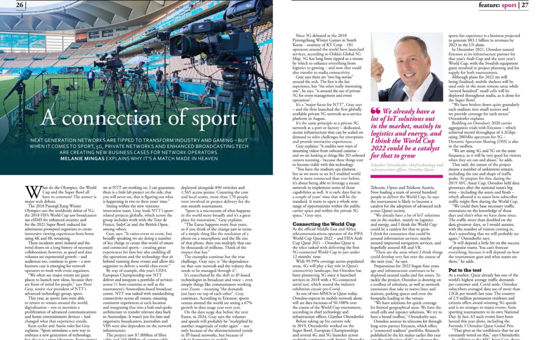 A connection of sport (Capacity Media)