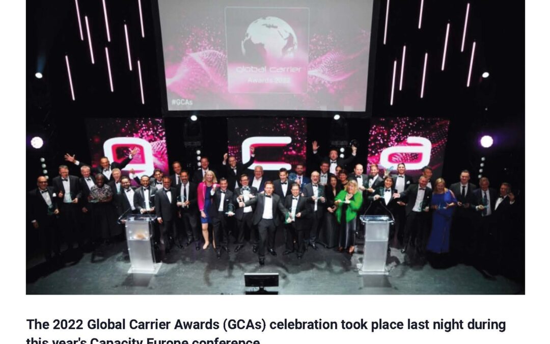 A night to remember – the 2022 Global Carrier Awards winners revealed (Capacity Media)
