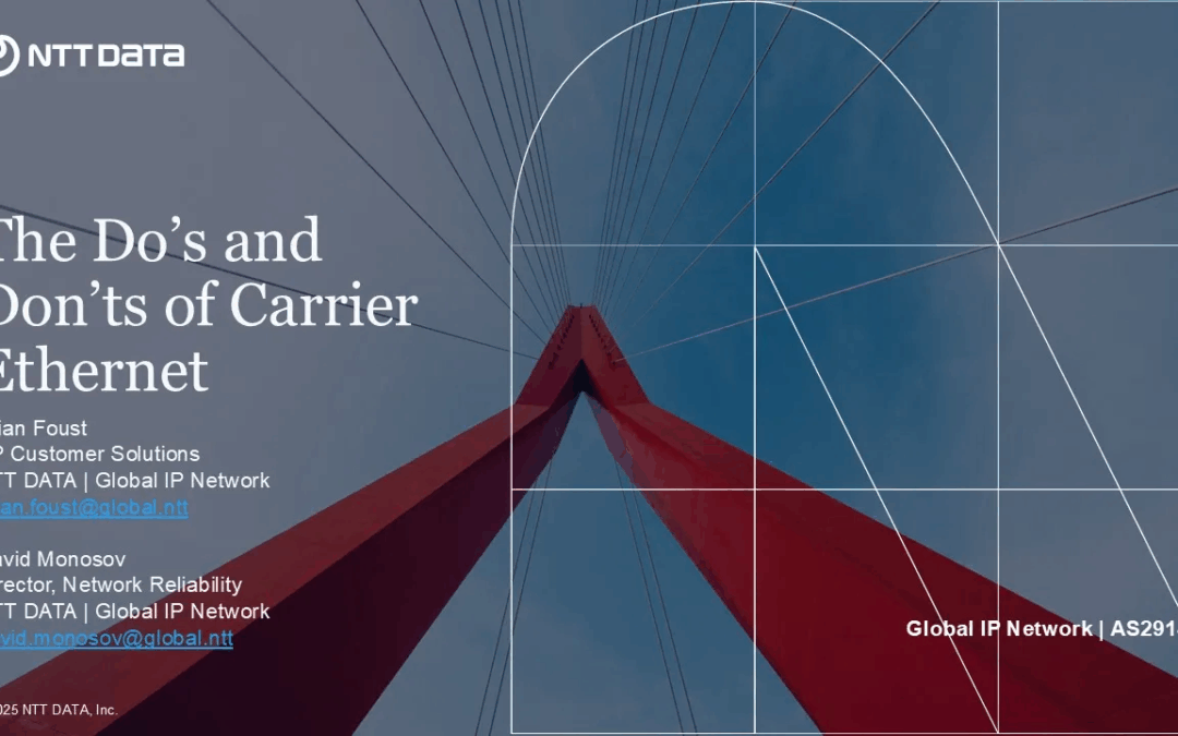 Do’s and Don’ts of Carrier Ethernet – A Practical Applications Source Guide